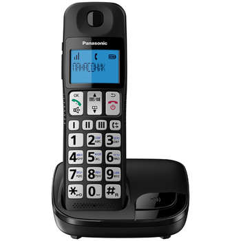 Телефон Panasonic Р/Dect KX-TGE110RUB черный АОН