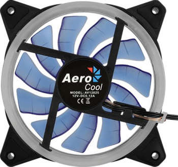 Кулер для корпуса AeroCool Вентилятор для корпуса Rev LED 120х120 черный 3-pin 15дБ  Ret