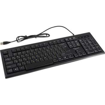 Клавиатура Gembird KB-8354U-BL { USB, черный, 104 клавиши, кабель 1,45м }