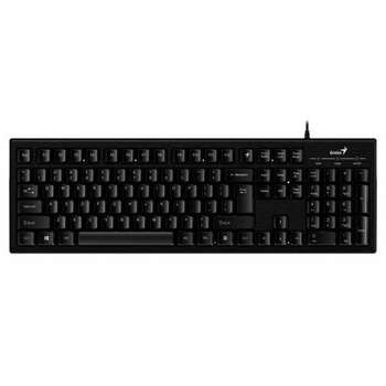 Клавиатура Smart KB-101 Black {классическая раскладная, SmartGenius, влагоустойчивая, клавиш 105, провод 1,5 м, USB} [31300006411/31300006414]