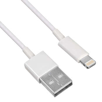 Кабель BURO USB-IP-1.2W2A USB  1.2м белый