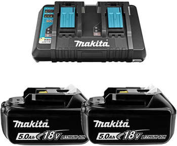 Аксессуар для электроинструмента MAKITA Батарея аккумуляторная BL1850Bx2 LXT 18В 5Ач Li-Ion