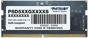 Оперативная память Patriot Память DDR5 16GB 4800MHz PSD516G480081S RTL PC5-38400 CL40 SO-DIMM 262-pin 1.1В dual rank Ret