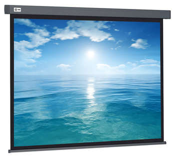 Экран CACTUS 104.6x186см Wallscreen CS-PSW-104X186-SG 16:9 настенно-потолочный рулонный серый