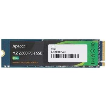 Накопитель SSD APACER SSD M.2 256Gb PCIe Gen3x4, R3500/W1200 Mb/s, MTBF 1.8M, 3D NAND, NVMe AP256GAS2280P4U-1