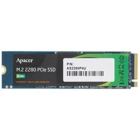 Накопитель SSD APACER SSD M.2 256Gb PCIe Gen3x4, R3500/W1200 Mb/s, MTBF 1.8M, 3D NAND, NVMe AP256GAS2280P4U-1