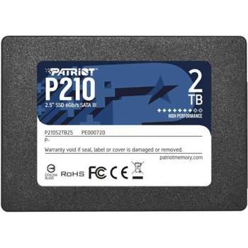 Накопитель SSD Patriot SSD жесткий диск SATA2.5" 2TB P210 P210S2TB25 PATRIOT