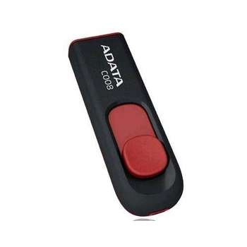 Flash-носитель Флэш-накопитель USB2 16GB BLACK/RED AC008-16G-RKD ADATA