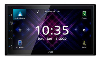 Автомагнитола JVC KW-M560BT 2DIN 4x50Вт v4.2 6.8" RDS