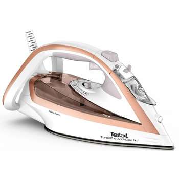 TEFAL FV5697E1 Утюг, 3000Вт, 270г, белый/розовый