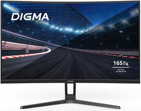 Монитор Digma 27" Overdrive 27A510F черный VA LED 1ms 16:9 HDMI M/M матовая 300cd 178гр/178гр 1920x1080 165Hz G-Sync FreeSync DP FHD 4.65кг