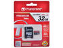 Карта памяти Transcend microSDHC Premium, 32 Гб, UHS-I Class 10 U1, с адаптером