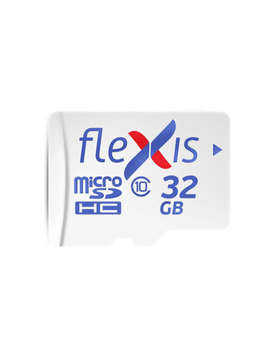 Карта памяти microSDHC 32GB, UHS-I Class 10 U1, c адаптером, Flexis