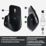 Мышь Logitech беспроводная MX Master 3S GRAPHITE M-R0077  910-006565