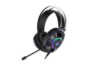 Игровое устройство Dareu Гарнитура игровая проводная EH469 Black , подсветка RGB, подключение USB, кабель 2.4м EH469 Black