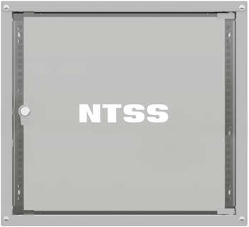 Шкаф, стойка NTSS Шкаф коммутационный Lime  настенный 12U 550x450мм пер.дв.стекл несъемн.бок.пан. 30кг серый 370мм 14кг 110град. IP20