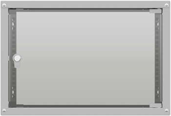 Шкаф, стойка NTSS Шкаф коммутационный  настенный 6U 550x350мм пер.дв.стекл несъемн.бок.пан. 30кг серый 270мм 8.3кг 110град. 370мм IP20 укомплектованный