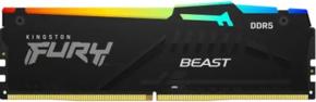 Оперативная память Kingston Память DDR 5 DIMM 8Gb PC4800,6000Mhz CL36  FURY Beast RGB XMP