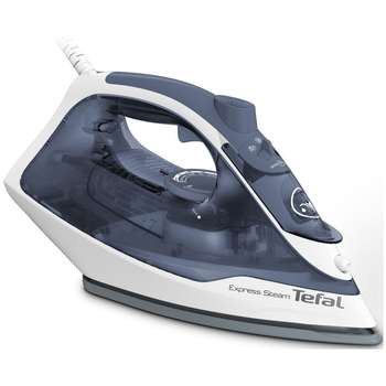 TEFAL FV2837E0 Утюг, 2400Вт, 190г, белый/синий