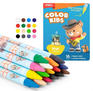 Школьная канцелярия  DELI Восковые мелки EC225-16 Color Kids кругл. 16цв. дл.90мм д.8мм