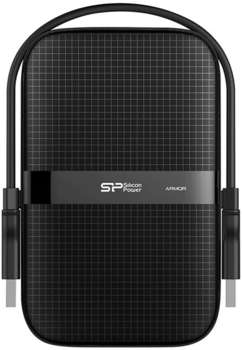 Внешний накопитель Silicon Power Жесткий диск USB 3.0 1TB SP010TBPHDA60S3A A60 Armor 2.5" черный