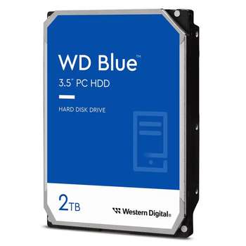 Жесткий диск HDD Western Digital Жесткий диск  2TB WD20EARZ Blue 5400rpm  SATA 3 Cache 64MB