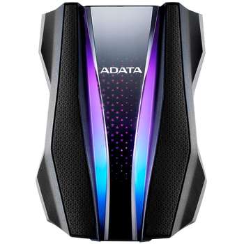 Внешний накопитель ADATA Жесткий диск внешний HD770G AHD770G-1TU32G1-CBK 1TB 2.5" USB 3.2 Gen 1, RGB, Military-grade shock-resistance, Protect Water and Dust IP68, Gaming Stockpile, Black, RTL {20}