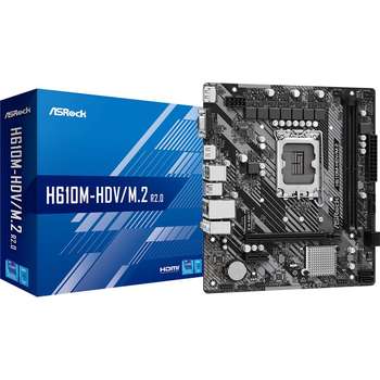 Материнская плата ASRock H610M-HDV/M.2 R2.0, RTL