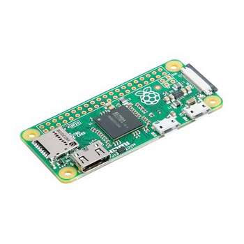 Мини-компьютер Raspberry Pi Одноплатный компьютер Zero 1GHz single-core CPU, 512MB RAM, Mini HDMI port, Micro USB OTG port, Micro USB power, HAT-compatible 40-pin header, Composite video and reset headers,  CSI camera connector