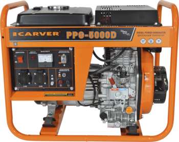 Генератор CARVER PPG - 5000D 3.6кВт