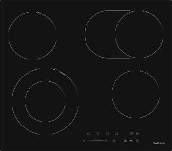 Варочная поверхность DARINA 6P E 328 B черный