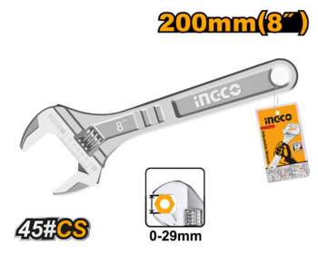 Инструмент INGCO_Handtools Гаечный ключ разводной Ingco HADW131082 HADW131082