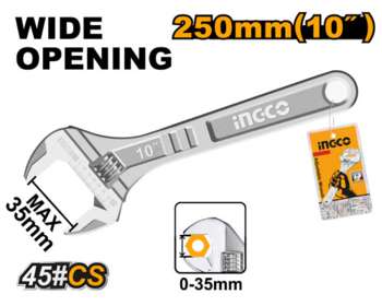 Инструмент INGCO_Handtools Гаечный ключ разводной Ingco HADW131102 HADW131102