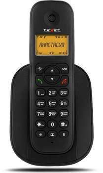 Телефон TEXET Р/Dect TX-D4505A черный АОН