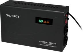 Стабилизатор напряжения SMARTWATT AVR Triac 2000TW 2000ВА черный