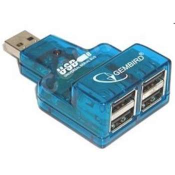 Контроллер Gembird HUB USB2.0 Mini 4-port [UHB-CN224]