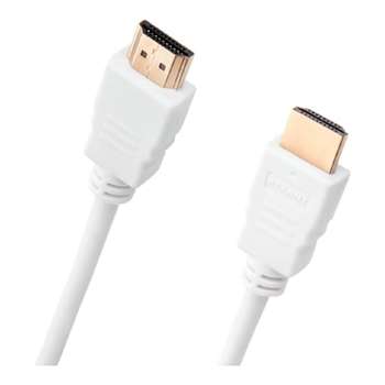 Кабели DVI REXANT Кабель HDMI - HDMI 1.4, 2м, Gold, белый