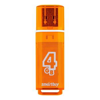 Flash-носитель Smart Buy 4GB Glossy series Orange