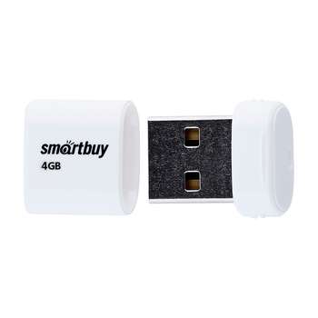 Flash-носитель Smart Buy 4GB LARA White