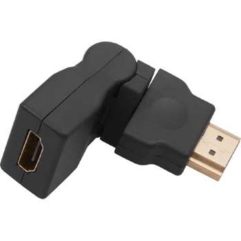 Кабель REXANT Переходник штекер HDMI - гнездо HDMI, поворотный