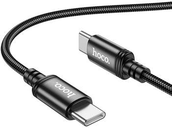 Кабель HOCO X89 Wind X89 WIND TYPE-C TO TYPE-C USB Type-C  1м черный коробка