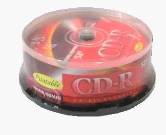 Оптический диск VS Диски CD-R 80 52x CB/10 Ink Print