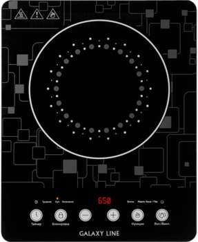 Настольная плита Galaxy Плита Индукционная GL 3067 черный стеклокерамика