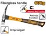 Инструмент INGCO_Handtools Кровельный молоток Ingco HCH81060,600г, ручка фибергласс, нескольз. HCH81060