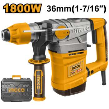 Перфоратор INGCO_Powertools 1800Вт SDS-Plus 7Дж INGCO RH18008 RH18008