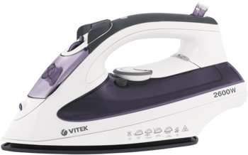 Утюг VITEK VT-8356 2600Вт белый/серый