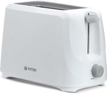 Тостер VITEK VT-9001 700Вт белый