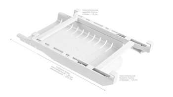 Холодильник ROMBICA Подвесной держатель для пакетов с застежкой myKitchen Shelf RSO-001