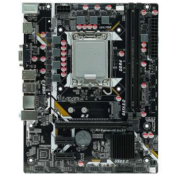 Материнская плата AFOX IH610D4-MA5-V2 Motherboard H610 giga lan Micro-ATX